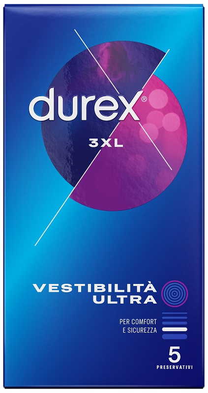 PRESERVATIVO DUREX 3XL VESTIBILITA' ULTRA 5 PEZZI - Farmacia Murachelli Di Putelli dr. Giovanni