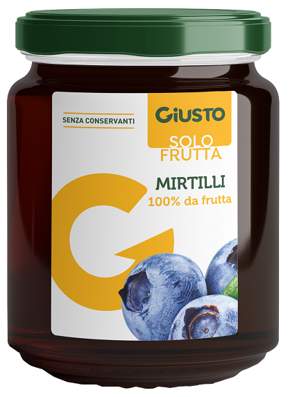 GIUSTO SOLO FRUTTA MARMELLATA MIRTILLI 284 G - Farmacia Murachelli Di Putelli dr. Giovanni