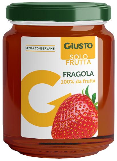 GIUSTO SOLO FRUTTA MARMELLATA FRAGOLE 284 G - Farmacia Murachelli Di Putelli dr. Giovanni