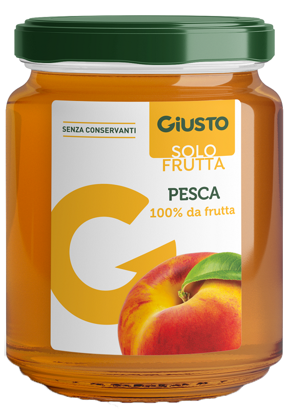 GIUSTO SOLO FRUTTA MARMELLATA PESCA 284 G - Farmacia Murachelli Di Putelli dr. Giovanni