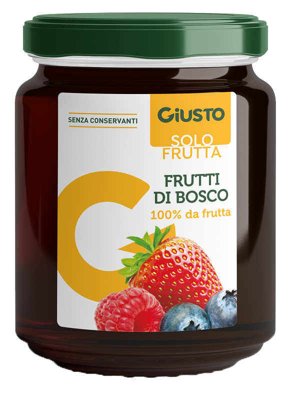 GIUSTO SOLO FRUTTA MARMELLATA FRUTTI ROSSI 284 G - Farmacia Murachelli Di Putelli dr. Giovanni