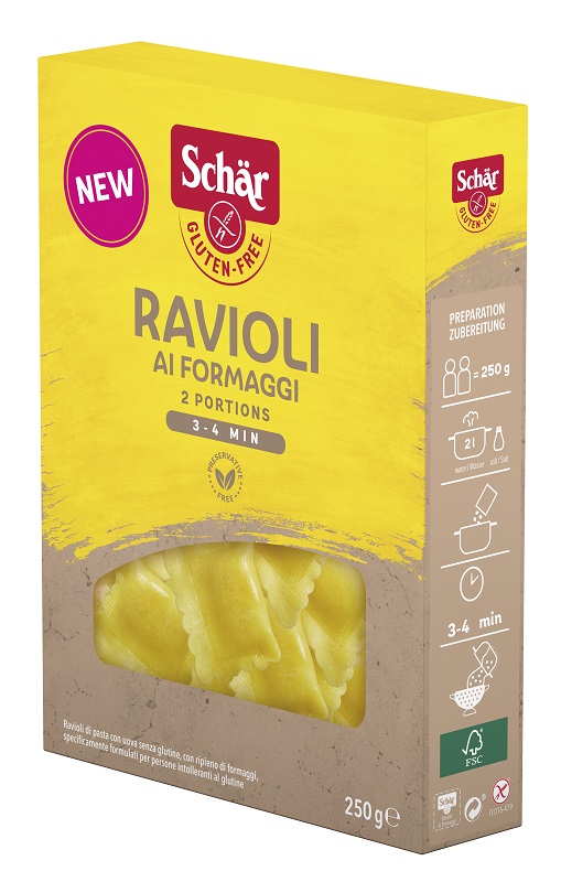 SCHAR RAVIOLI AI FORMAGGI 250 G - Farmacia Murachelli Di Putelli dr. Giovanni