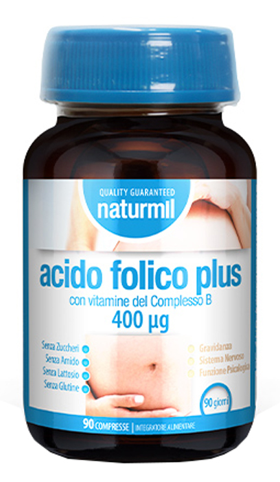 NATURMIL ACIDO FOLICO PLUS 400 MCG 90 COMPRESSE - Farmacia Murachelli Di Putelli dr. Giovanni
