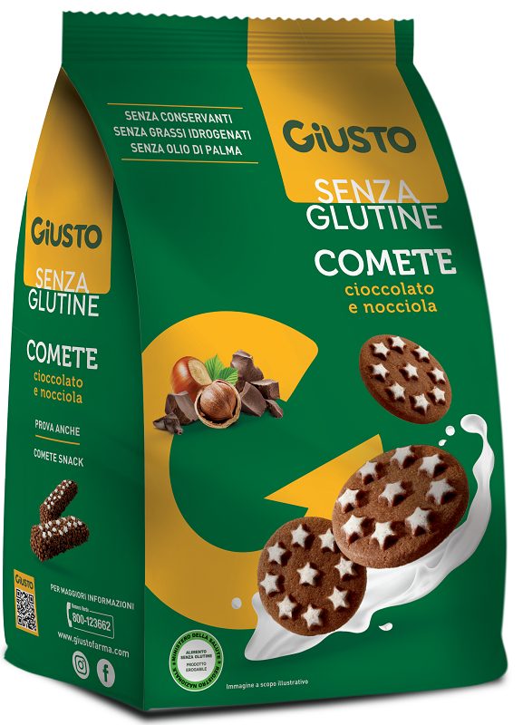 GIUSTO SENZA GLUTINE COMETE BISCOTTI 200 G - Farmacia Murachelli Di Putelli dr. Giovanni