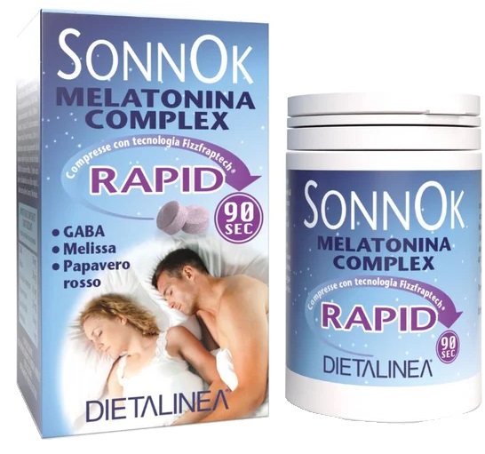 DIETALINEA SONNOK MELATONINA RAPID 60 COMPRESSE - Farmacia Murachelli Di Putelli dr. Giovanni