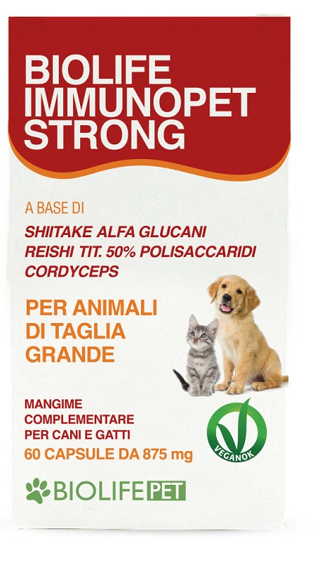 BIOLIFE IMMUNOPET STRONG 60 CAPSULE - Farmacia Murachelli Di Putelli dr. Giovanni