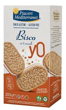 PIACERI MEDITERRANEI BISCO YO 5 CEREALI 200 G - Farmacia Murachelli Di Putelli dr. Giovanni