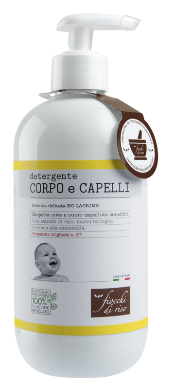 FIOCCHI DI RISO DETERGENTE CORPO/CAPELLI CAMOMILLA 400 ML - Farmacia Murachelli Di Putelli dr. Giovanni