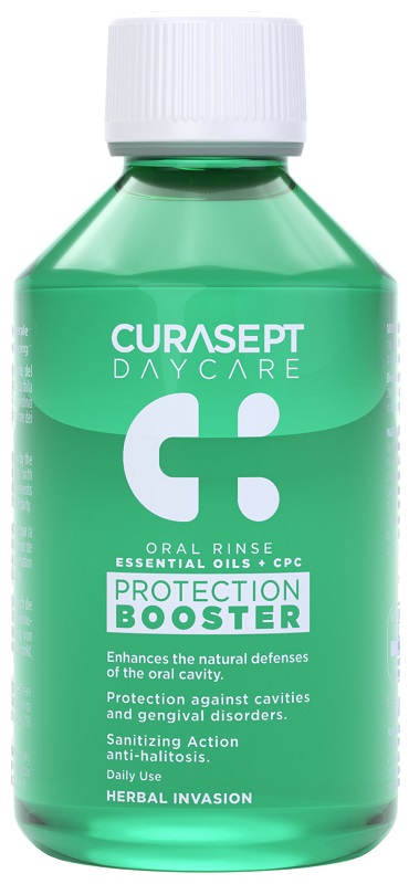 CURASEPT DAYCARE COLLUTORIO PROTECTION BOOSTER HERBAL INVASION 250 ML - Farmacia Murachelli Di Putelli dr. Giovanni