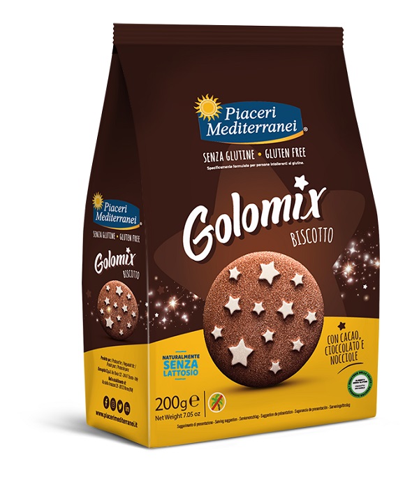 PIACERI MEDITERRANEI GOLOMIX BISCOTTO 200 G - Farmacia Murachelli Di Putelli dr. Giovanni