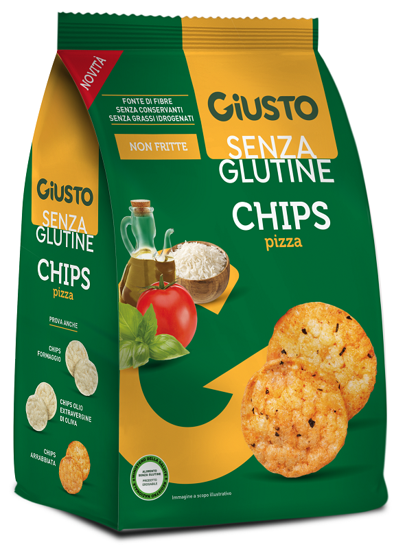 GIUSTO SENZA GLUTINE CHIPS PIZZA 40 G - Farmacia Murachelli Di Putelli dr. Giovanni