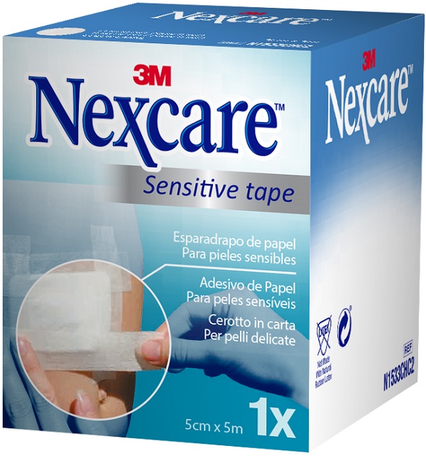 CEROTTO SU ROCCHETTO NEXCARE SENSITIVE TAPE 5X500CM - Farmacia Murachelli Di Putelli dr. Giovanni