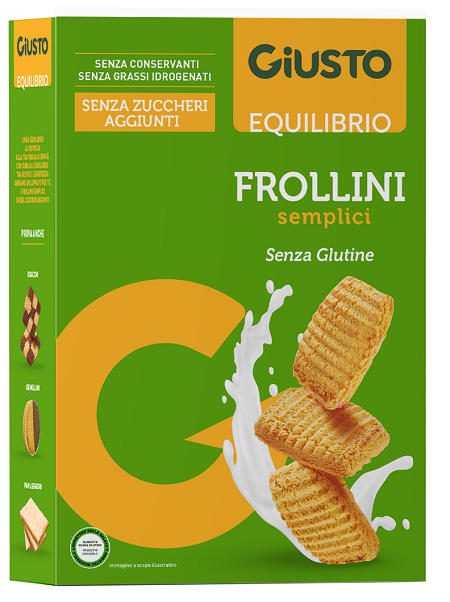 GIUSTO SENZA GLUTINE FROLLINI SEMPLICI 250 G - Farmacia Murachelli Di Putelli dr. Giovanni