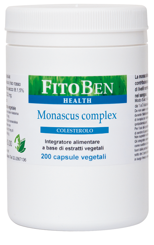 MONASCUS COMPLEX 200 CAPSULE - Farmacia Murachelli Di Putelli dr. Giovanni