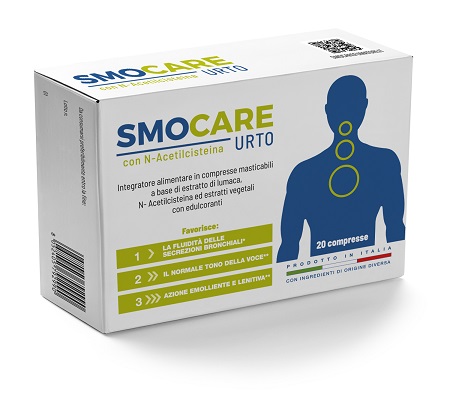 SMOCARE FUMATORI URTO 20 COMPRESSE CON N-ACETILCISTEINA - Farmacia Murachelli Di Putelli dr. Giovanni