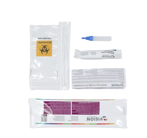 TEST ANTIGENICO RAPIDO COVID-19 VISION AUTODIAGNOSTICO DETERMINAZIONE QUALITATIVA ANTIGENI SARS-COV-2 IN TAMPONI NASALI MEDIANTE IMMUNOCROMATOGRAFIA 1 PEZZO - Farmacia Murachelli Di Putelli dr. Giovanni