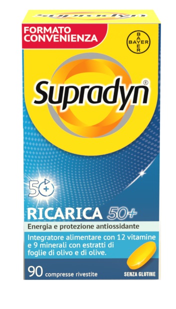 SUPRADYN RICARICA 50+ 90 COMPRESSE RIVESTITE DA 1,25 G SENZA GLUTINE - Farmacia Murachelli Di Putelli dr. Giovanni