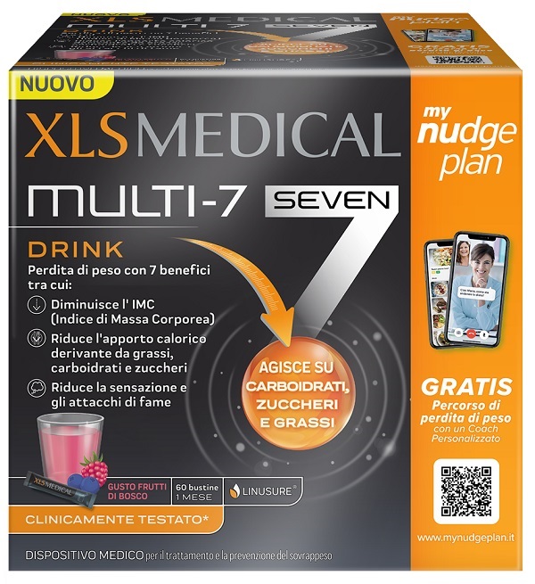 XLS MEDICAL MULTI7 DRINK 60 BUSTINE - Farmacia Murachelli Di Putelli dr. Giovanni
