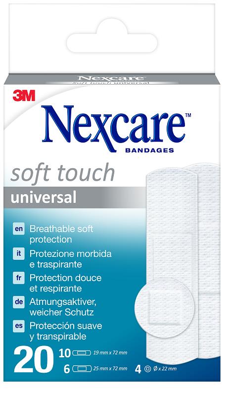 CEROTTO NEXCARE SOFT TOUCH 20 PEZZI ASSORTITI - Farmacia Murachelli Di Putelli dr. Giovanni