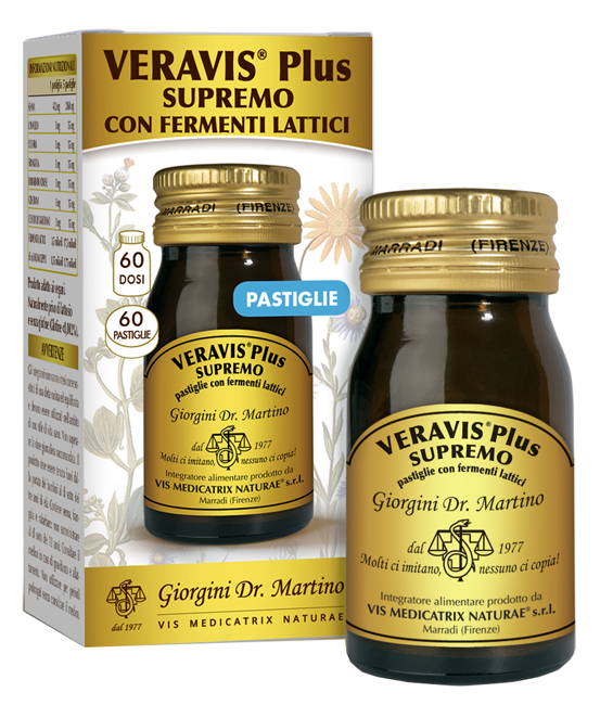 VERAVIS PLUS SUPREMO 60 PASTIGLIE FERMENTI LATTICI - Farmacia Murachelli Di Putelli dr. Giovanni