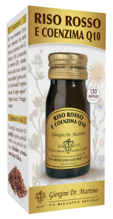 RISO ROSSO E COENZIMA Q10 30 G 150 PASTIGLIE - Farmacia Murachelli Di Putelli dr. Giovanni