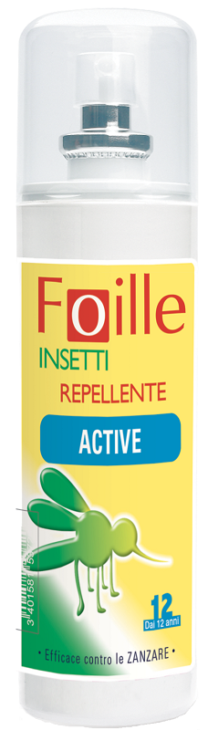 FOILLE INSETTI REPELLENTE ACTIVE 100 ML - Farmacia Murachelli Di Putelli dr. Giovanni