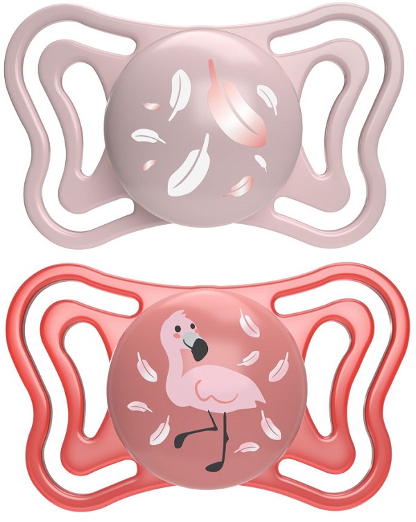 CHICCO SUCCHIETTO LIGHT ROSA SILICONE 6-16M 2 PEZZI - Farmacia Murachelli Di Putelli dr. Giovanni