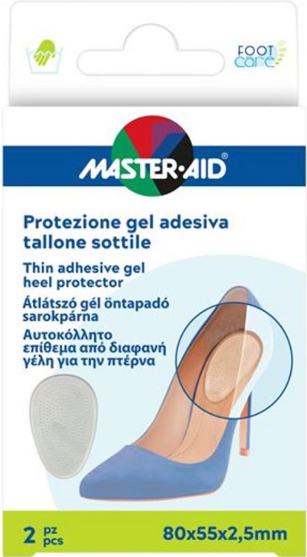 PROTEZIONE ADESIVA MASTER-AID FOOTCARE SOTTILE TALLONE 2 PEZZI F5 - Farmacia Murachelli Di Putelli dr. Giovanni