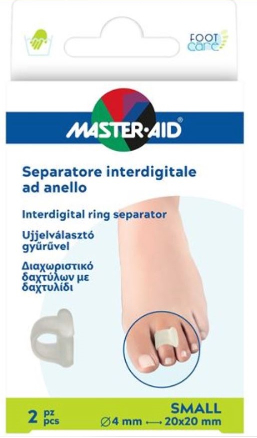 SEPARATORE DITA MASTER-AID FOOTCARE CON ANELLO LARGE 2 PEZZI C18 - Farmacia Murachelli Di Putelli dr. Giovanni