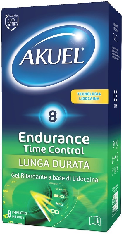 PROFILATTICO AKUEL ENDURANCE TIME CONTROL 8 PEZZI - Farmacia Murachelli Di Putelli dr. Giovanni