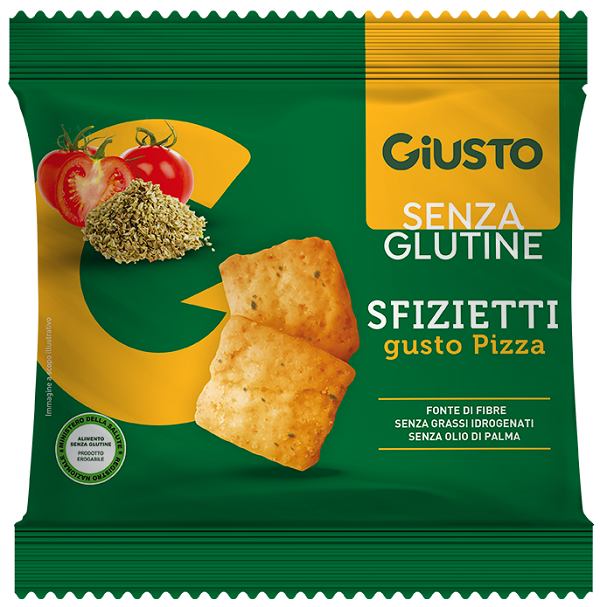 GIUSTO SENZA GLUTINE SFIZIETTI PIZZA 40 G - Farmacia Murachelli Di Putelli dr. Giovanni