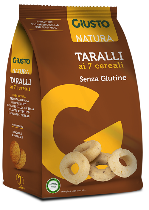 GIUSTO SENZA GLUTINE TARALLI 7 CEREALI 175 G - Farmacia Murachelli Di Putelli dr. Giovanni