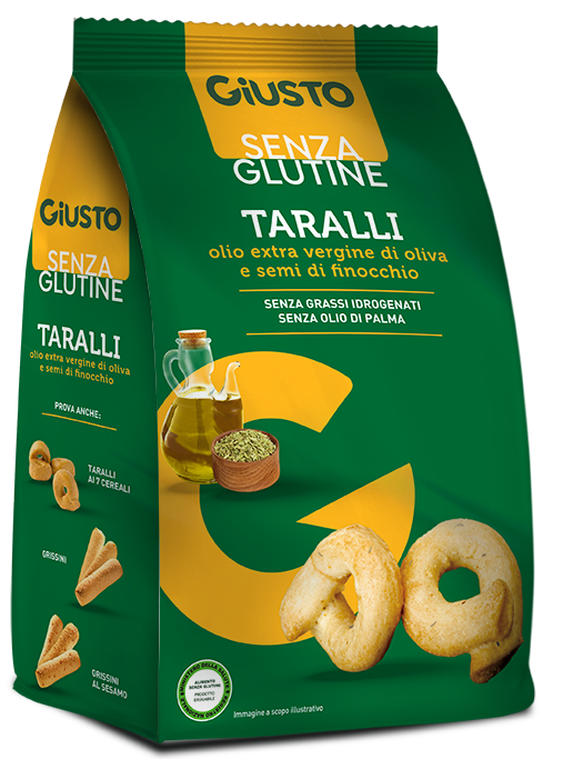 GIUSTO SENZA GLUTINE TARALLI FINOCCHIO 175 G - Farmacia Murachelli Di Putelli dr. Giovanni