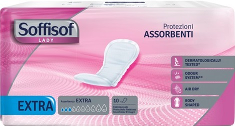 PANNOLONE PER INCONTINENZA SAGOMATO SOFFISOF LADY EXTRA 10 PEZZI - Farmacia Murachelli Di Putelli dr. Giovanni