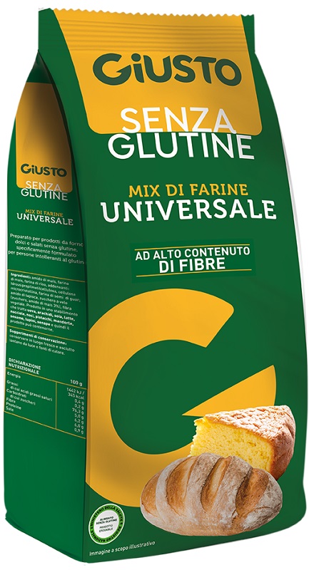 GIUSTO SENZA GLUTINE MIX DI FARINE UNIVERSALE 500 G - Farmacia Murachelli Di Putelli dr. Giovanni