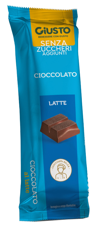 GIUSTO SENZA ZUCCHERO BARRETTA CIOCCOLATO LATTE 42 G - Farmacia Murachelli Di Putelli dr. Giovanni