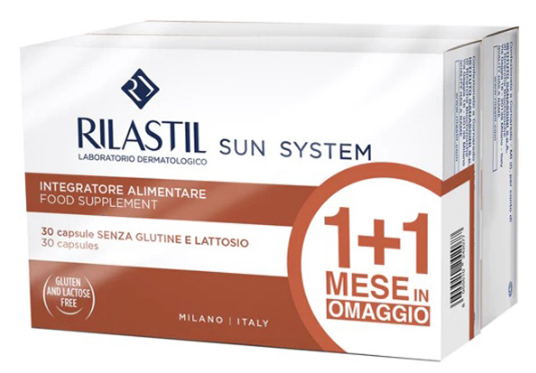 RILASTIL SUN SYSTEM CAPSULE 1+1 30 CAPSULE + 30 CAPSULE - Farmacia Murachelli Di Putelli dr. Giovanni