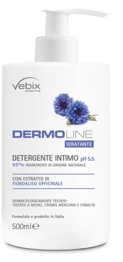 VEBIX DERMOLINE FIORDALISO DETERG.INTIMO 500 ML - Farmacia Murachelli Di Putelli dr. Giovanni