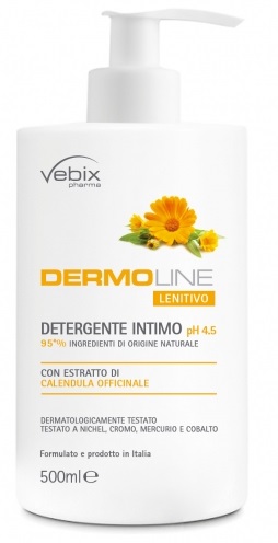 VEBIX DERMOLINE CALENDULA DETERG.INTIMO 500 ML - Farmacia Murachelli Di Putelli dr. Giovanni