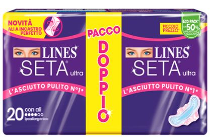 LINES SETA ULTRA ASSORBENTI ALI VP 20 PEZZI - Farmacia Murachelli Di Putelli dr. Giovanni