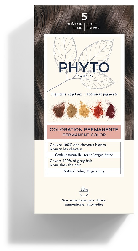 COLOR KIT 5 CASTANO CHIARO LATTE RIVELATORE 50 ML + CREMA COLORANTE 50 ML + MASCHERA PROTETTIVA COLORE 12 ML + GUANTI - Farmacia Murachelli Di Putelli dr. Giovanni