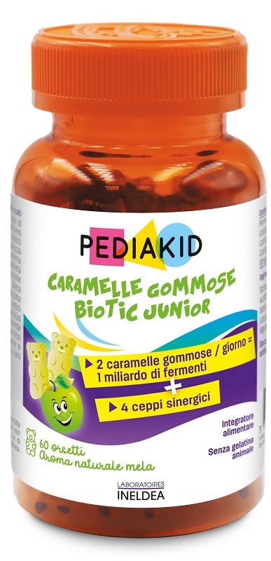 PEDIAKID BIOTIC JUNIOR 60 ORSETTI GOMMOSI - Farmacia Murachelli Di Putelli dr. Giovanni