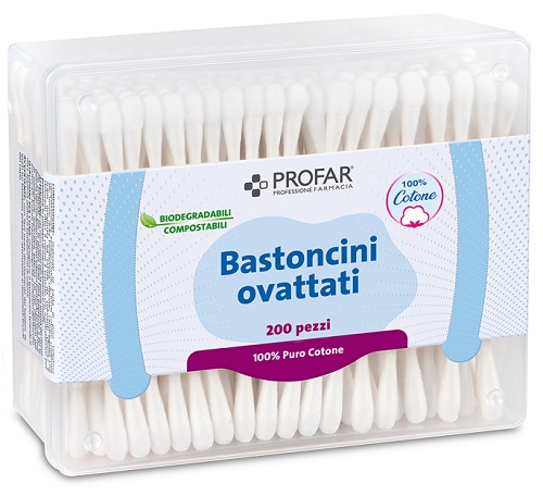 PROFAR BASTONCINI OVATTATI 200 PEZZI - Farmacia Murachelli Di Putelli dr. Giovanni