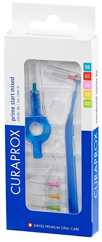 CURAPROX CPS PRIME START MIXED PACK WITH CPS 06 -011 +UHS 409 + UHS 470 BLUE HOLDERS + CAPS - Farmacia Murachelli Di Putelli dr. Giovanni