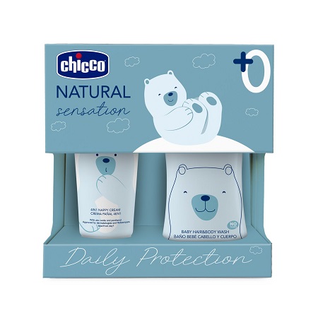 CHICCO NATURAL SENSATION SET BAGNOSHAMPOO+PASTA LENITIVA - Farmacia Murachelli Di Putelli dr. Giovanni