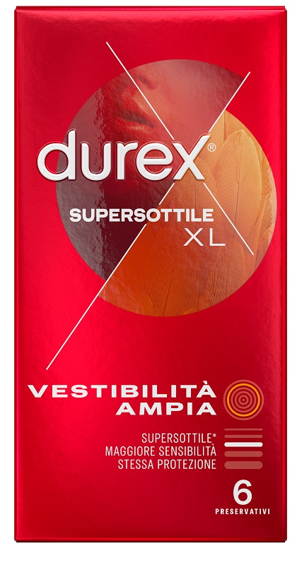 PROFILATTICO DUREX SUPERSOTTILE XL 6 PEZZI - Farmacia Murachelli Di Putelli dr. Giovanni