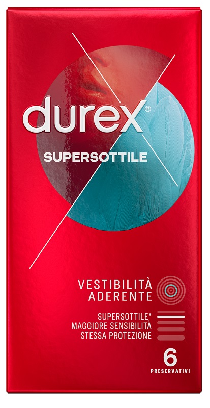 PROFILATTICO DUREX SUPERSOTTILE CLOSE FIT 6 PEZZI - Farmacia Murachelli Di Putelli dr. Giovanni