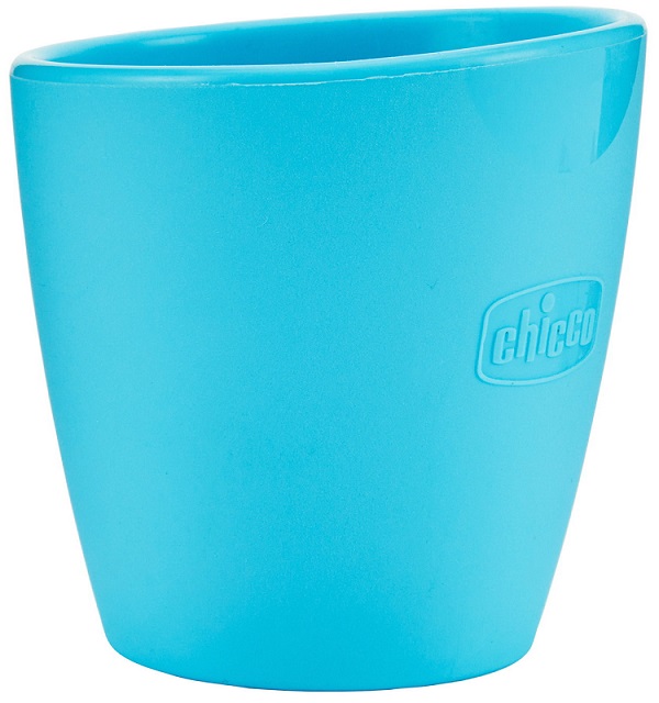 CHICCO BIBERON SILICONE AZZURRO 6 MESI+ - Farmacia Murachelli Di Putelli dr. Giovanni