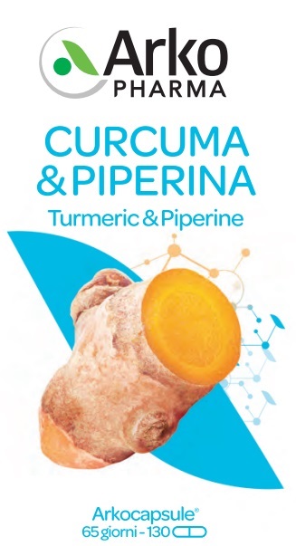 ARKOCPS CURCUMA + PIPERINA 130 CAPSULE - Farmacia Murachelli Di Putelli dr. Giovanni