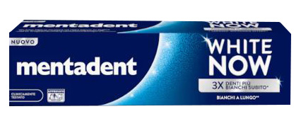 MENTADENT DENTIFRICIO WHITE NOW ORIGINAL 75 ML - Farmacia Murachelli Di Putelli dr. Giovanni